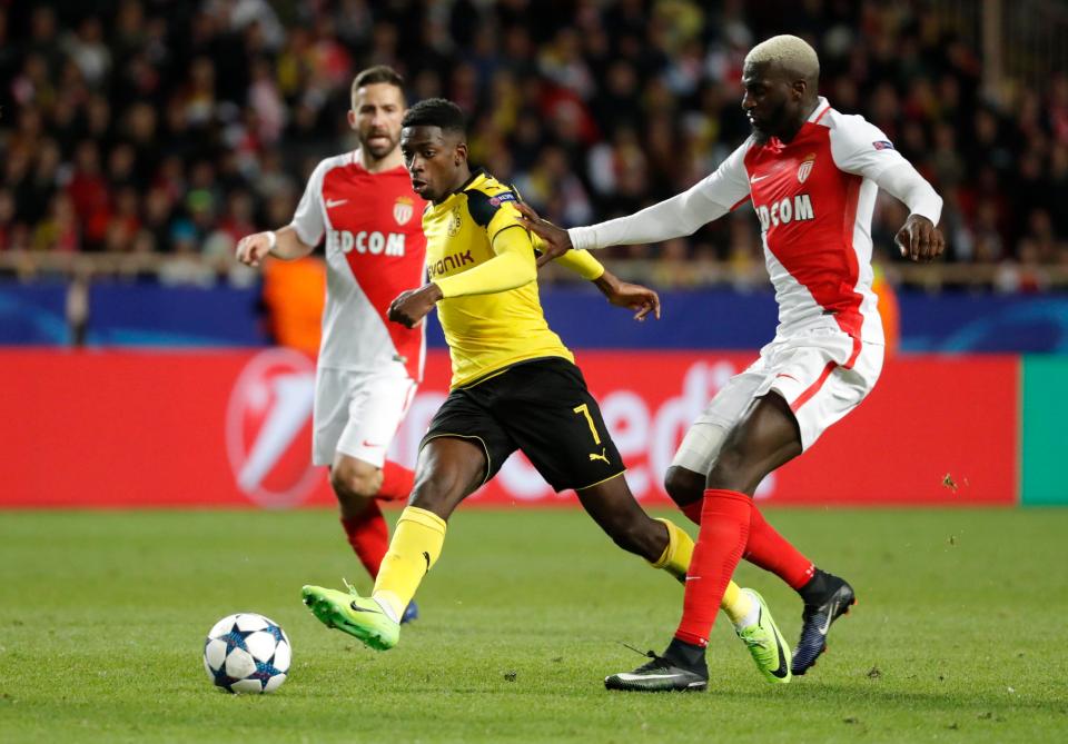  Monaco midfielder Tiemoue Bakayoko is also on Chelsea's list