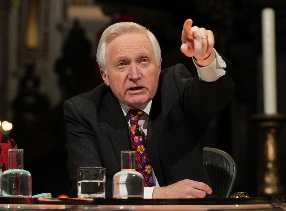 David Dimbleby will be leading proceedings in the two Question Times