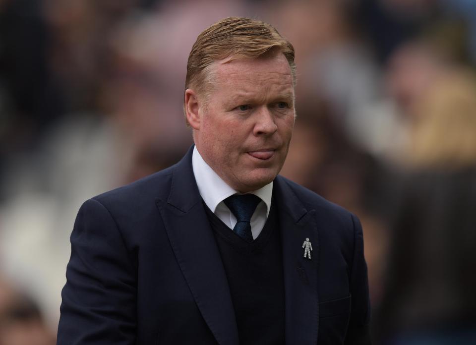  Ronald Koeman is spent early in a bid to transform his Everton squad