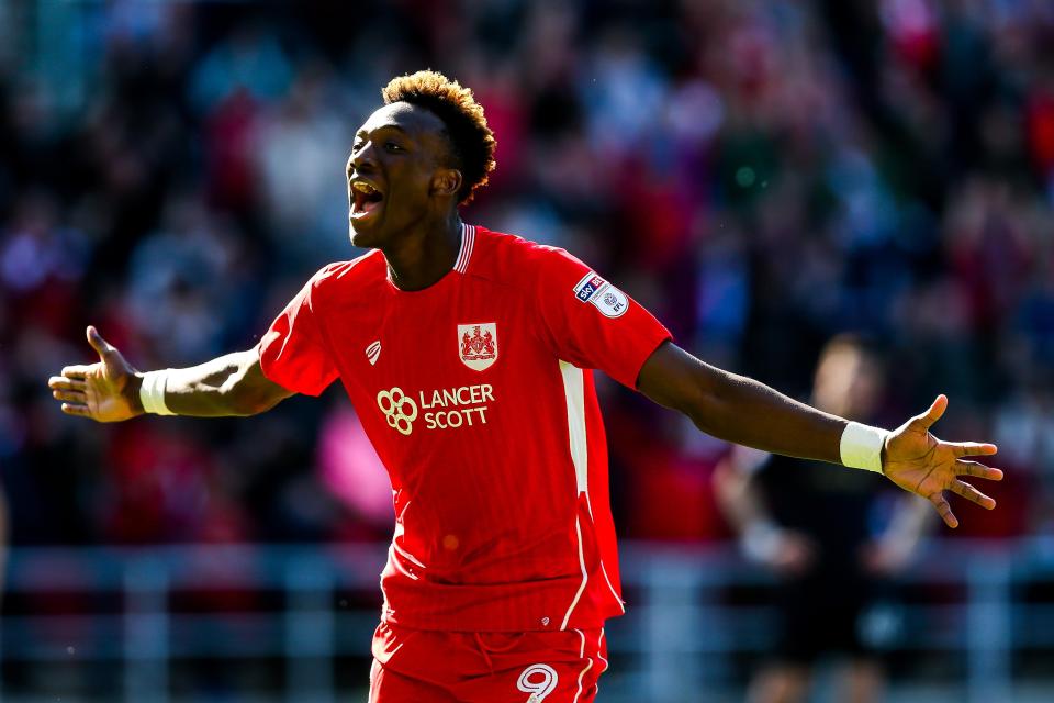  Tammy Abraham scored 26 goals while on loan at Bristol City last season