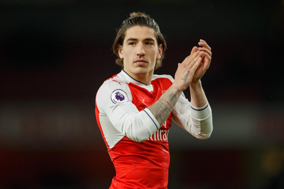 Arsenal right-back Hector Bellerin remains a Barcelona target