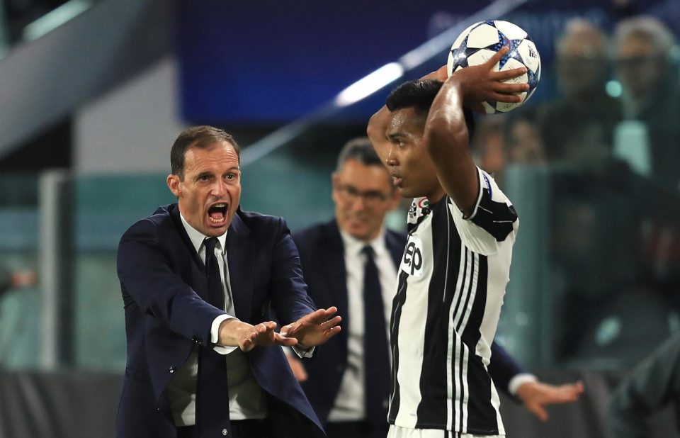  Massimiliano Allegri offered wing-back Sandro a new deal as he tries to keep the Brazilian in Turin