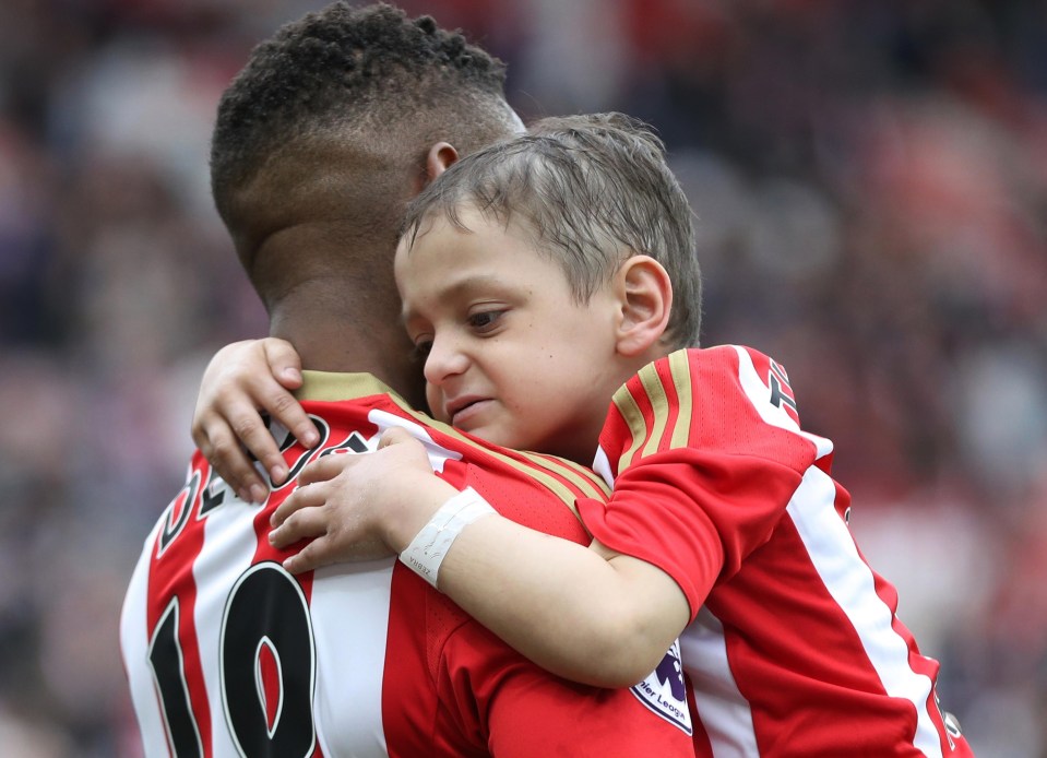 Jermain Defoe's friendship with Bradley Lowery has touched the nation