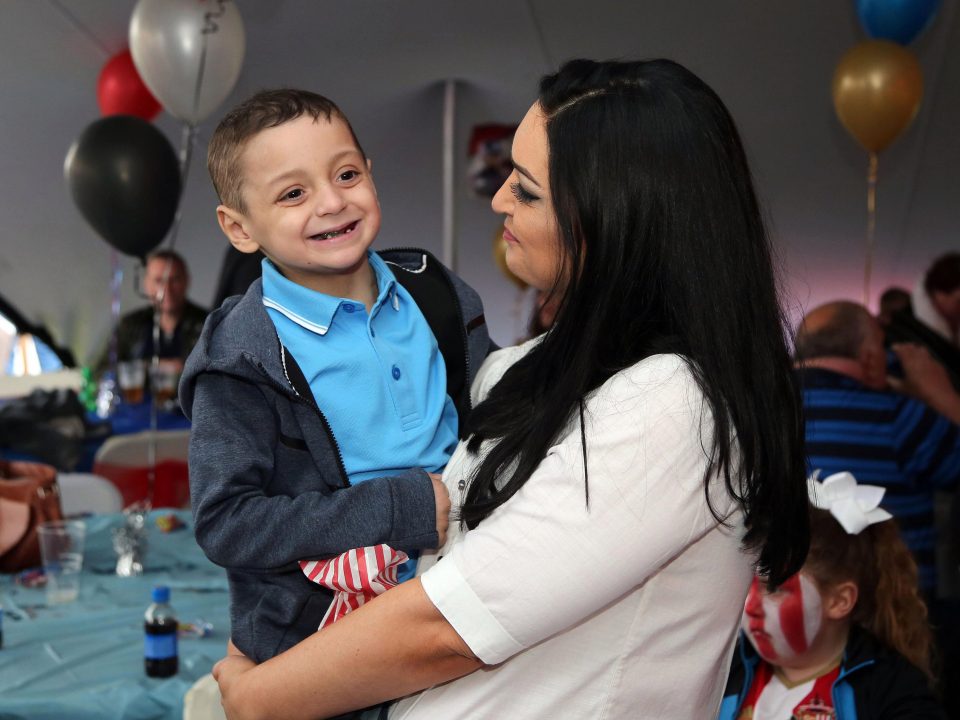  Bradley and his mum