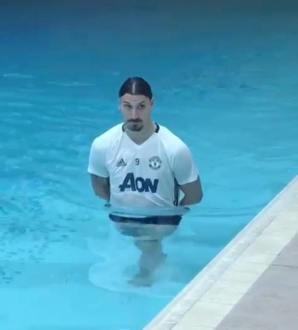  The star has been undergoing hydrotherapy treatment at Carrington