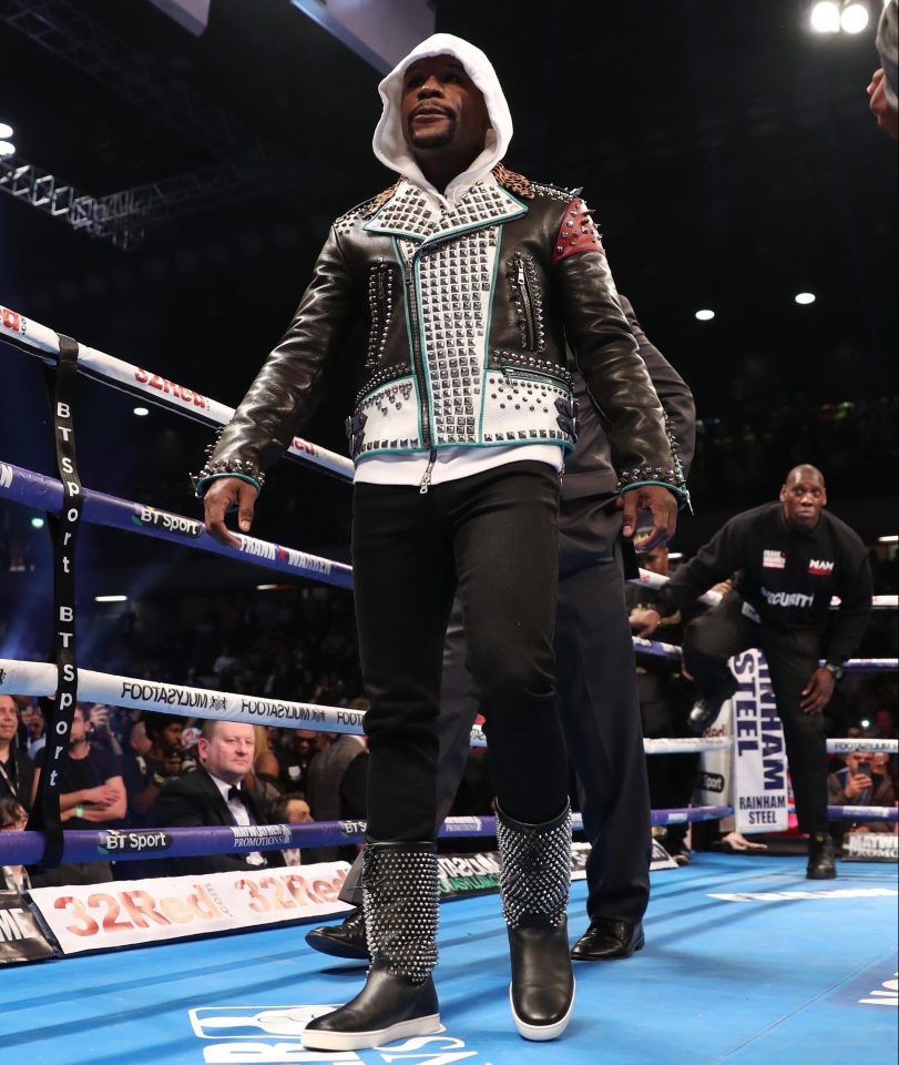  Floyd Mayweather in London for his protege Gervonta Davis' title defence against Liam Walsh