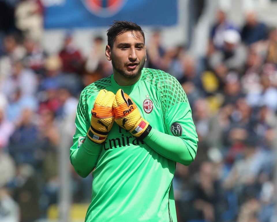  He may only be 18-years-old, but Gianluigi Donnarumma is hot property - and AC Milan are all to aware