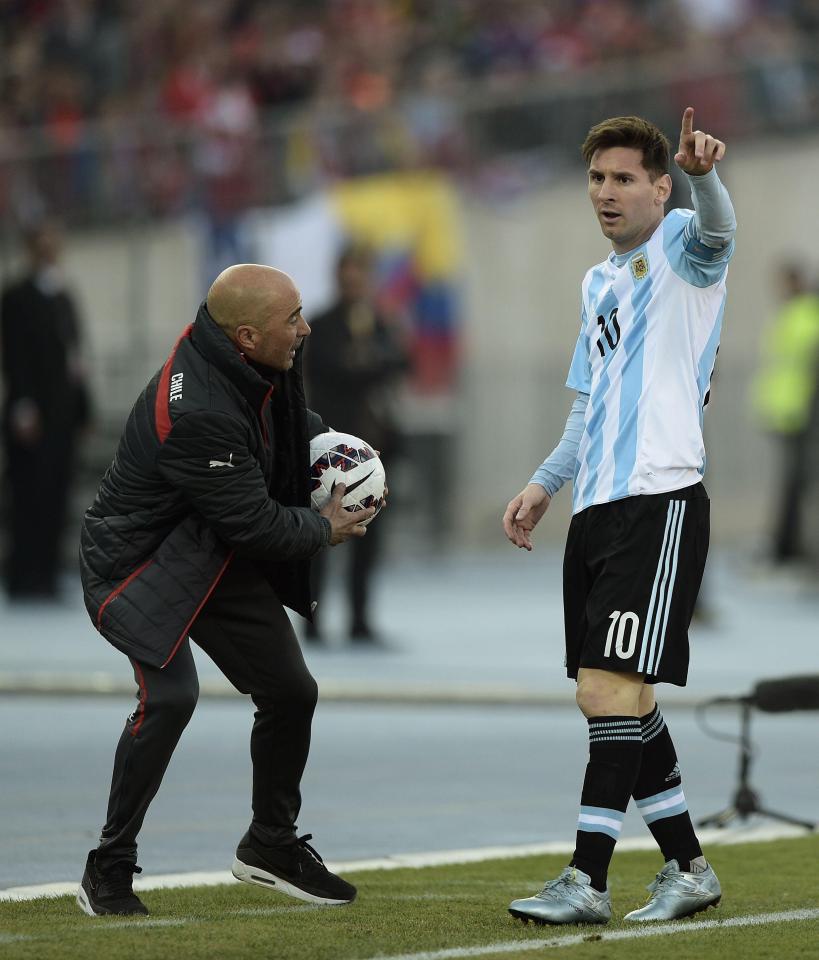  Jorge Sampaoli's Chile beat Lionel Messi and Argentina in the Copa America final