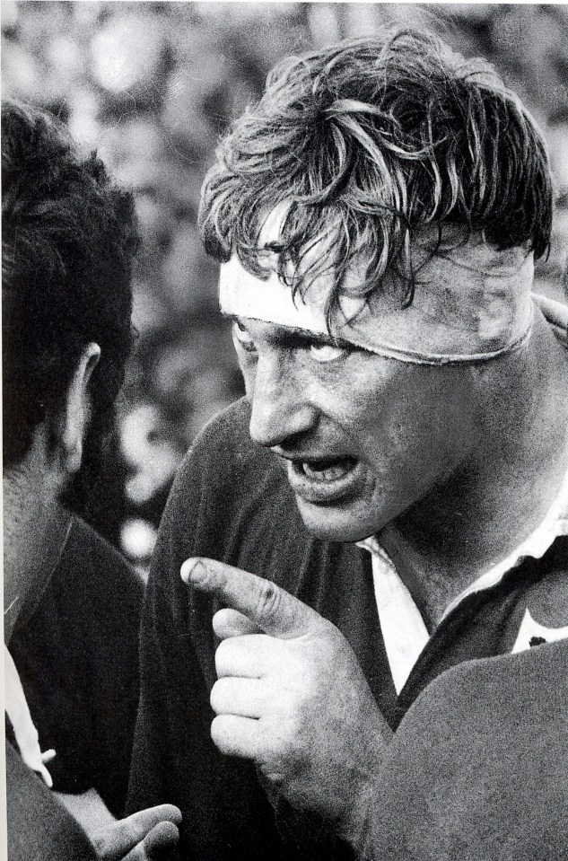 Willie John McBride during the Lions tour to New Zealand in 1971