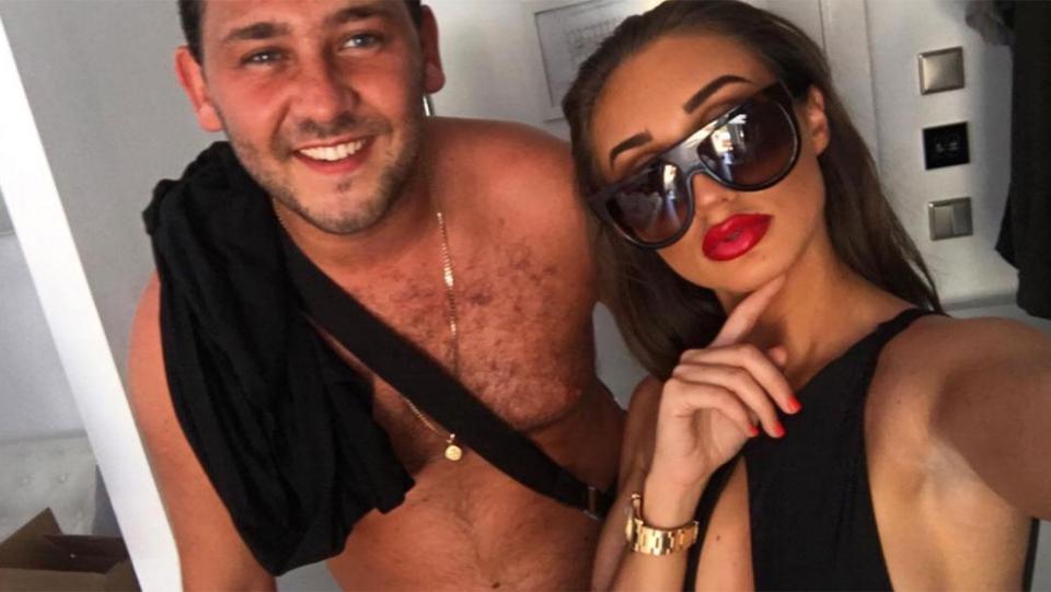  Megan Mckenna suprised her pals in Marbella earlier this year