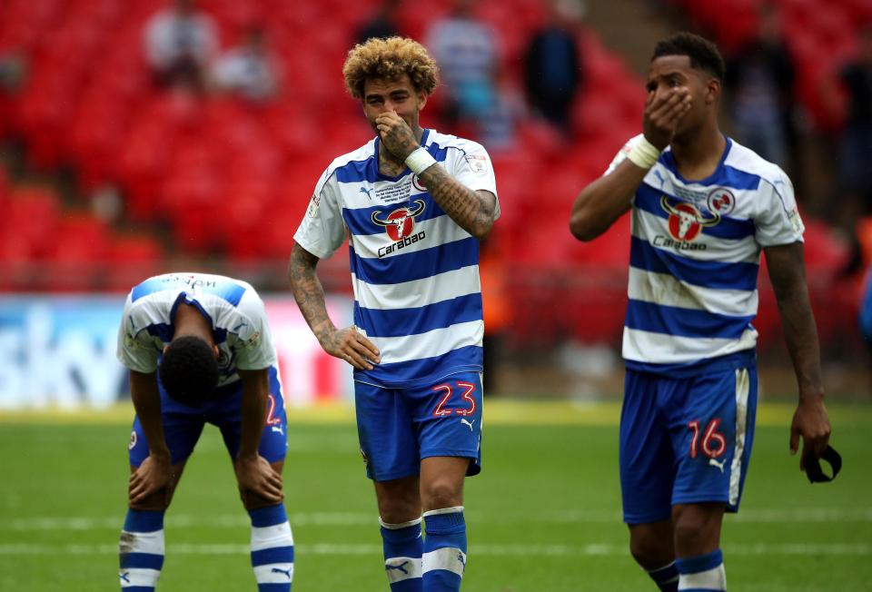  Danny Williams was part of the Reading side beaten by Huddersfield in the Championship play-offs