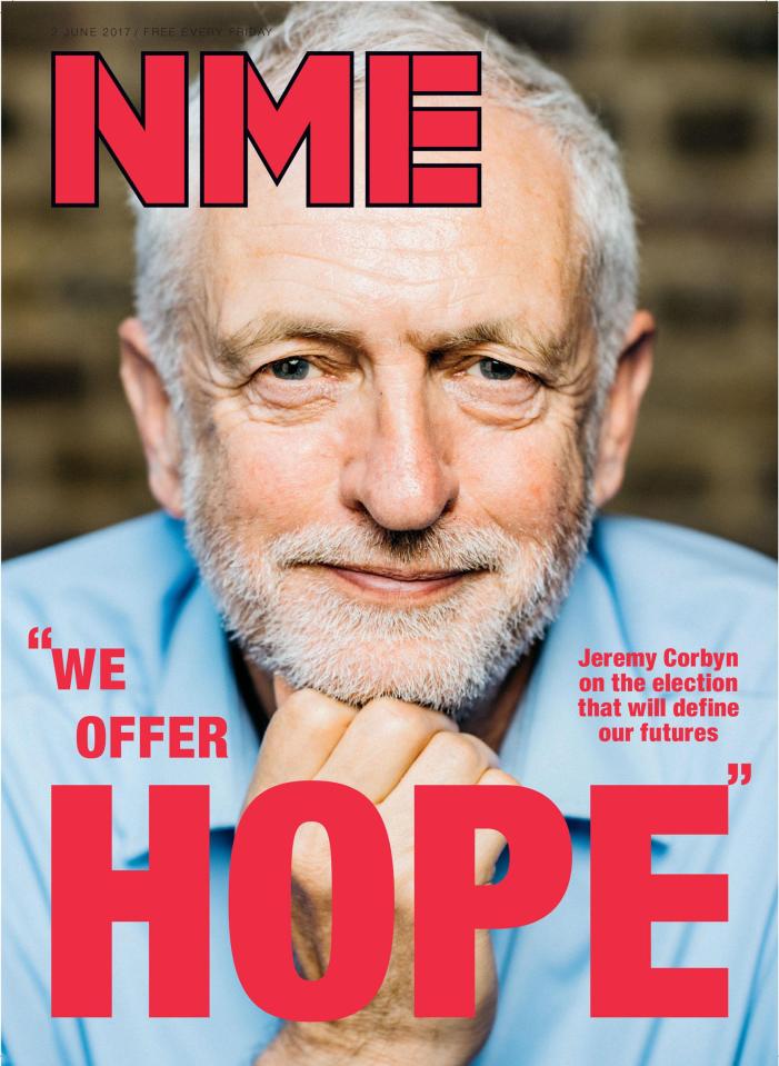  Jeremy Corbyn did interviews with youth-focussed magazines such as NME