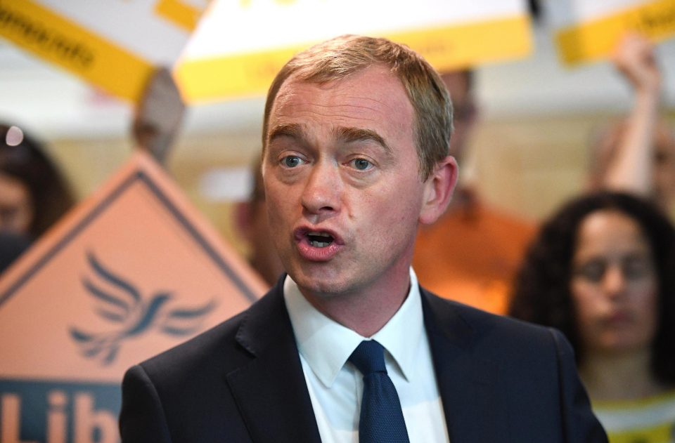  Tim Farron's Lib Dems demand 9% of the vote