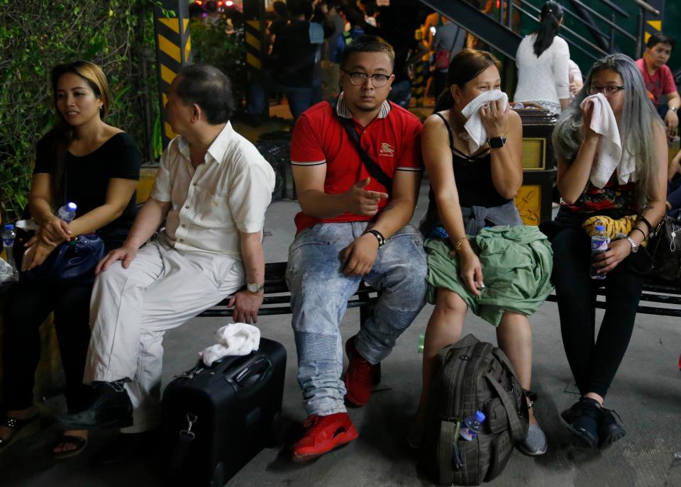  Tourists were evacuated from the Resorts World building in Manila