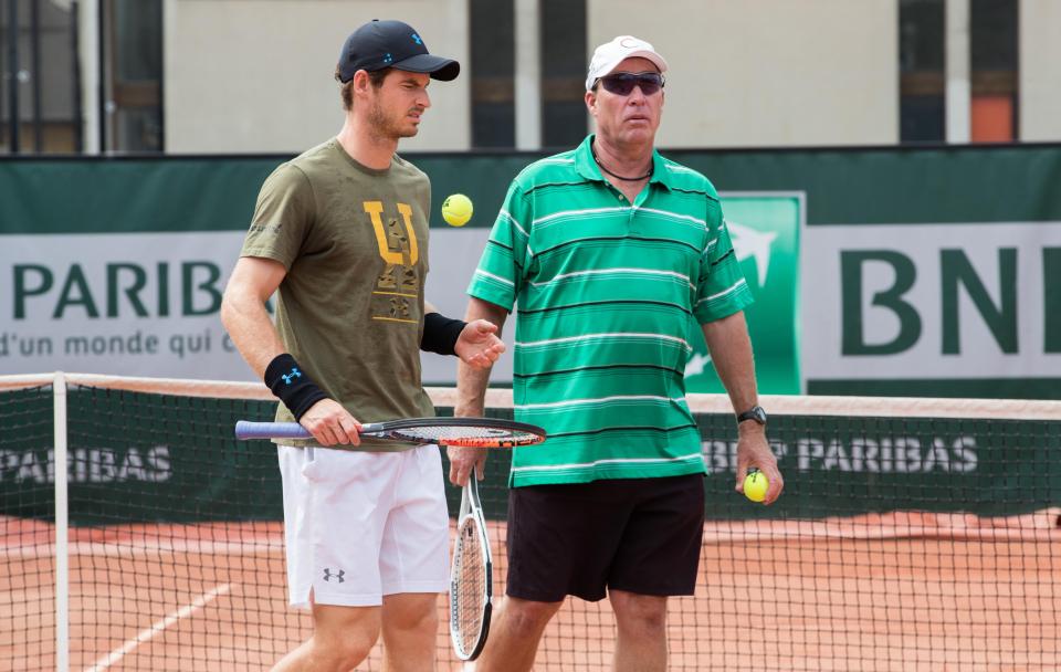  Coach Ivan Lendl is an eight-time Grand Slam winner