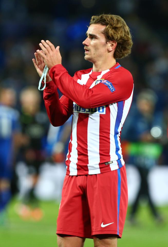  Antoine Griezmann opted to stay loyal to transfer-banned Atletico Madrid