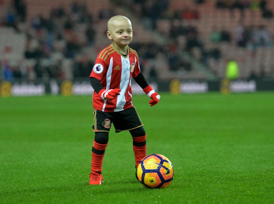  Sunderland fan Bradley Lowery is battling neuroblastoma - a form of cancer