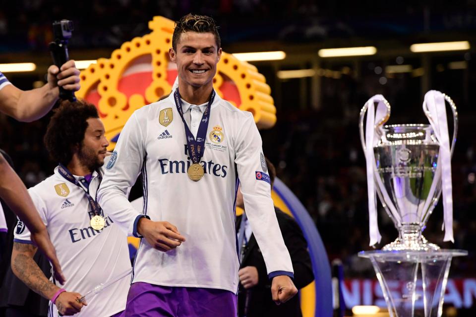  Cristiano Ronaldo won his third Champions League title with Real Madrid after they hammered Juventus 4-1