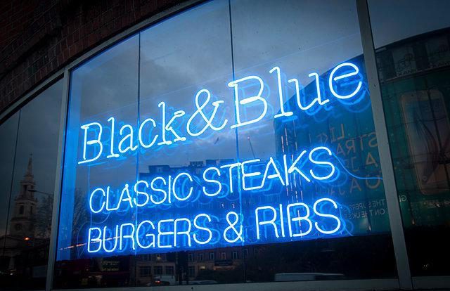  Diners described three men storming the Black & Blue restaurant armed with knives