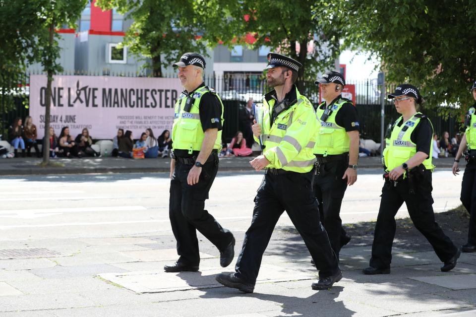  There was a heavy police presence at the concert following the London Bridge terror attack