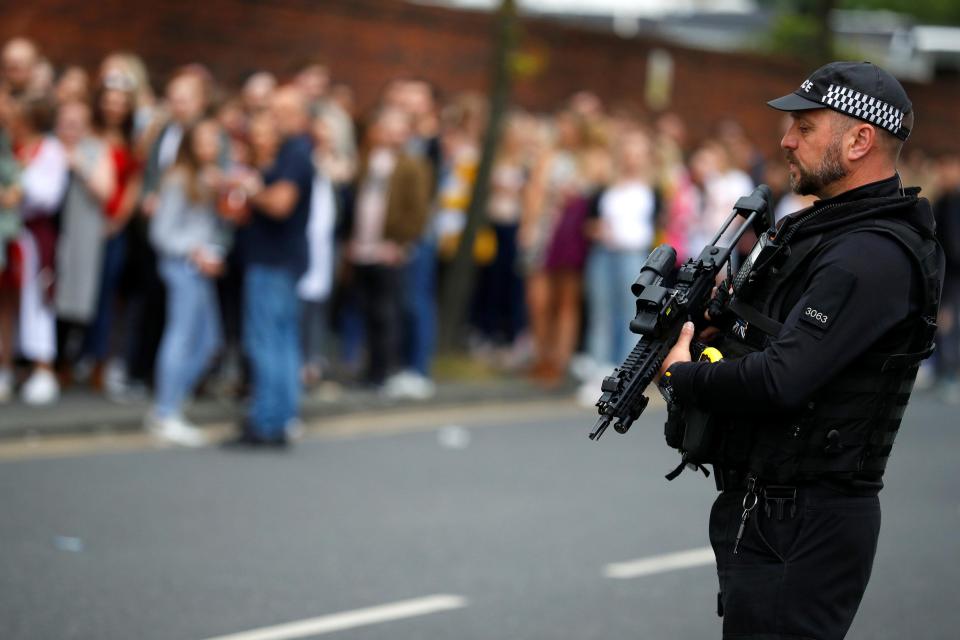  Ticketholders are being warned to leave their bags at home as the concert gets going in Manchester despite last night's carnage