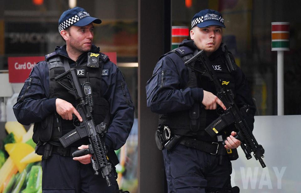  Mrs May says it is not enough to beef up the numbers of armed police