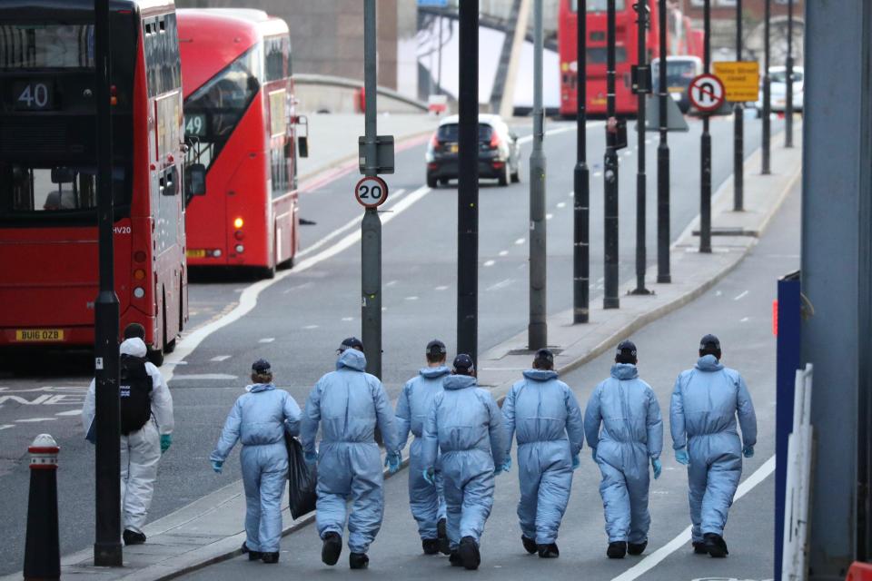  Forensic officers are working across the area