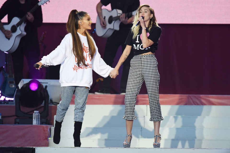 The happy moment took place at Ariana Grande’s One Love Manchester charity gig for the victims of the bombing at her concert two weeks ago