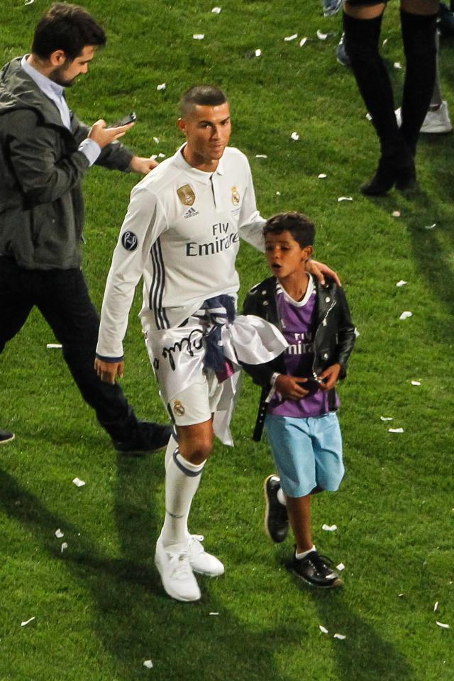  Ronaldo's son, Cristiano Jr, was born in 2010