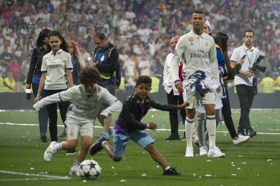  Cristiano Ronaldo scored twice as Real Madrid got their hands on the Champions League