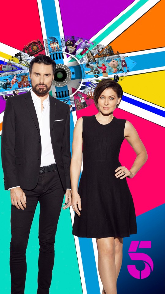 Big Brother hosts Rylan Clark-Neal and Emma Willis