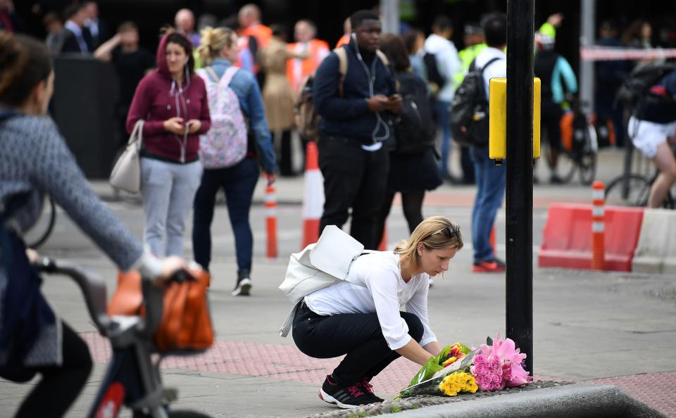  People have visited the scene of the attack this morning to lay flowers in tribute to those who have died