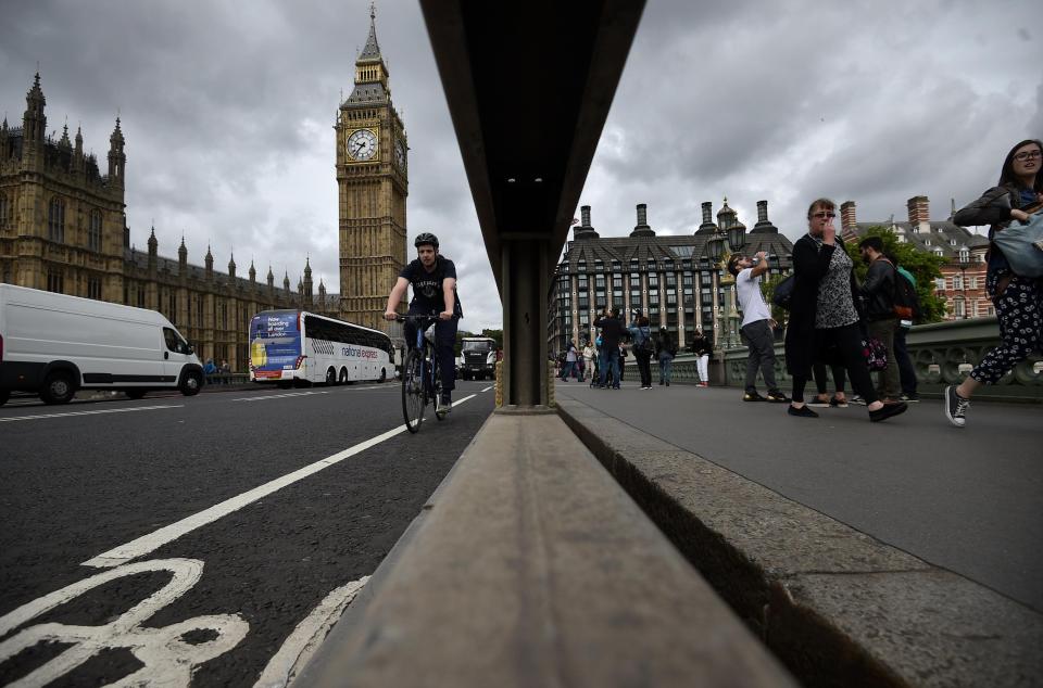  The barriers are designed to protect the public crossing some of the major bridges in the city