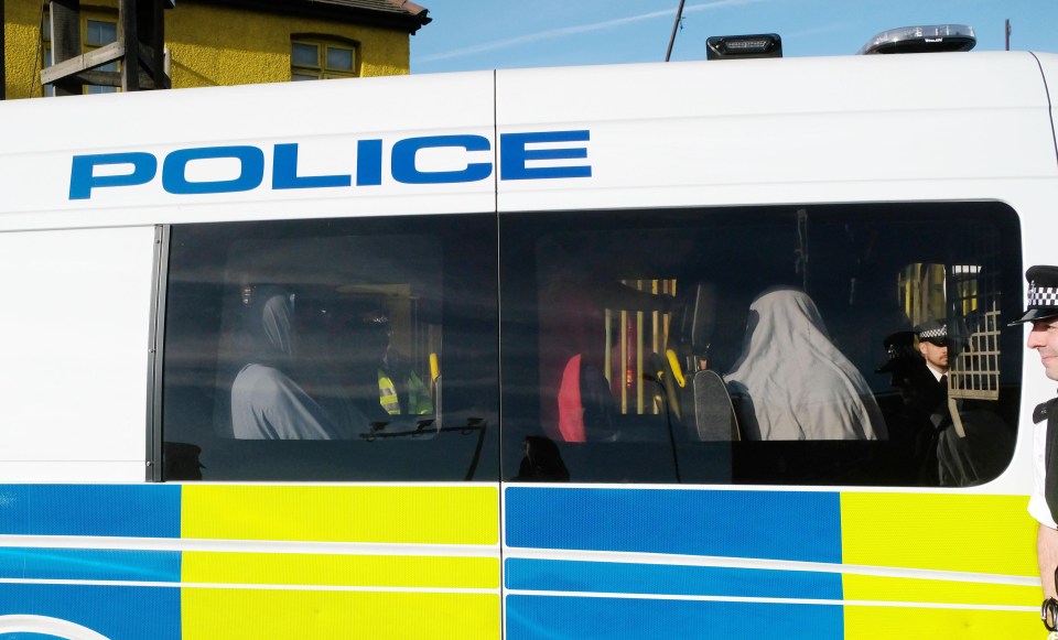 Arrests were made at F1 Tyres in Barking, East London