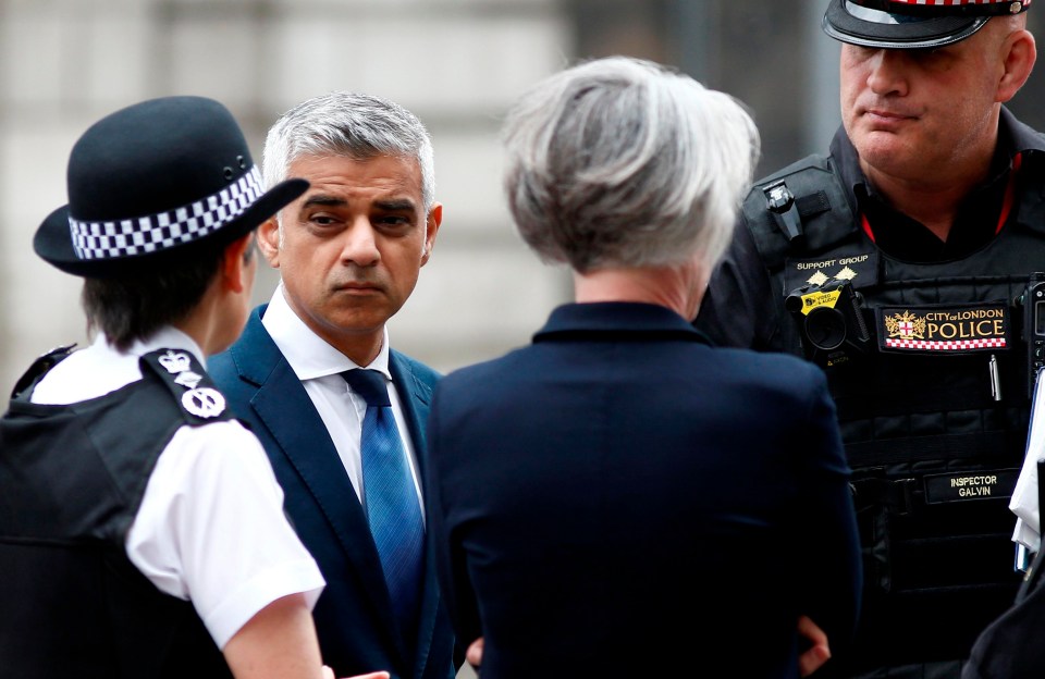 The London Mayor visited the scene of the horrific attack 