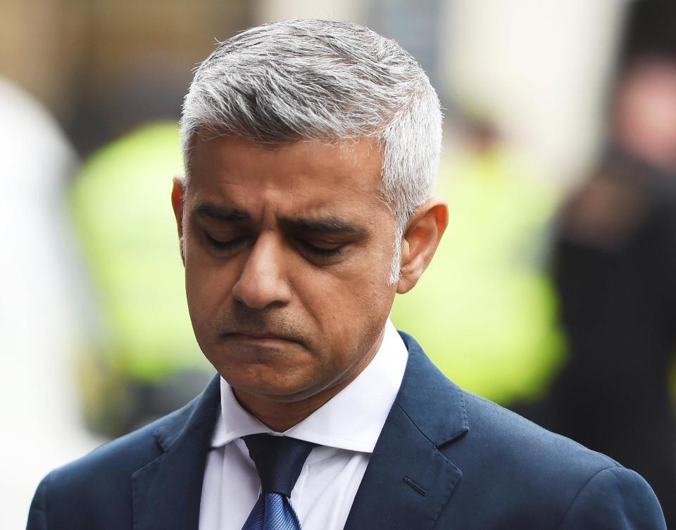  Sadiq Khan said he was furious about the attack that targeted people out on a Saturday night