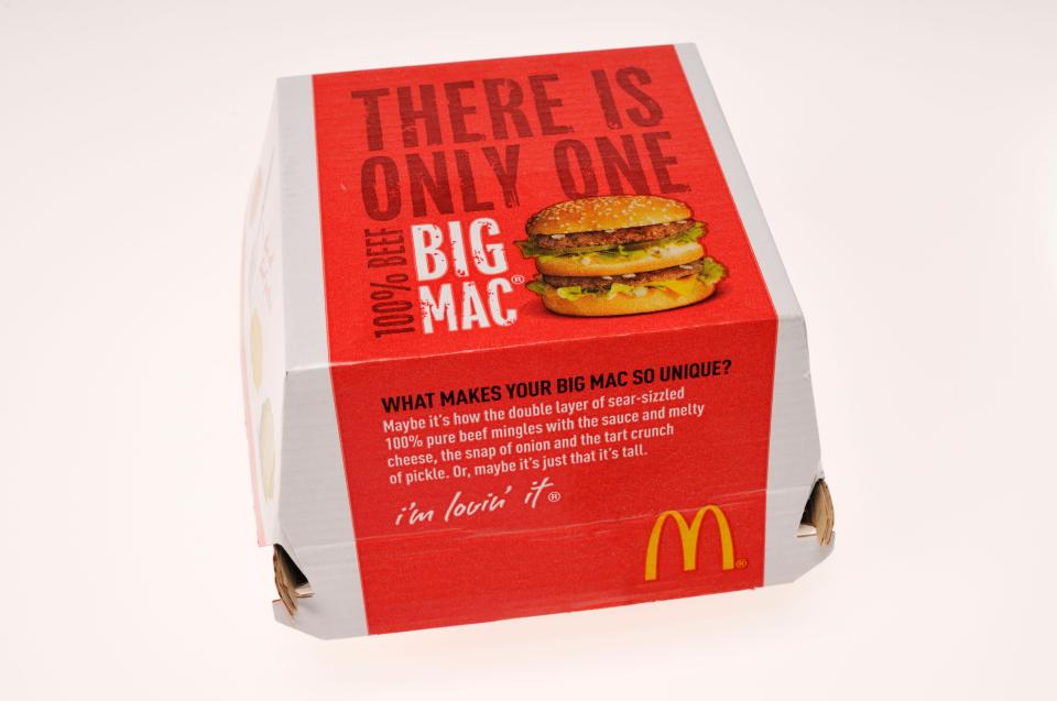  David reckons the Big Mac is the ultimate hangover cure