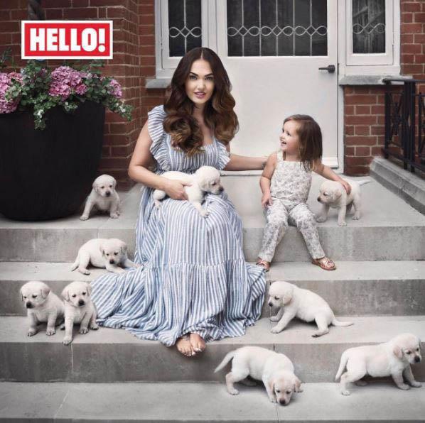 Tamara appears in this week's Hello magazine where she discusses breastfeeding her three-year-old 