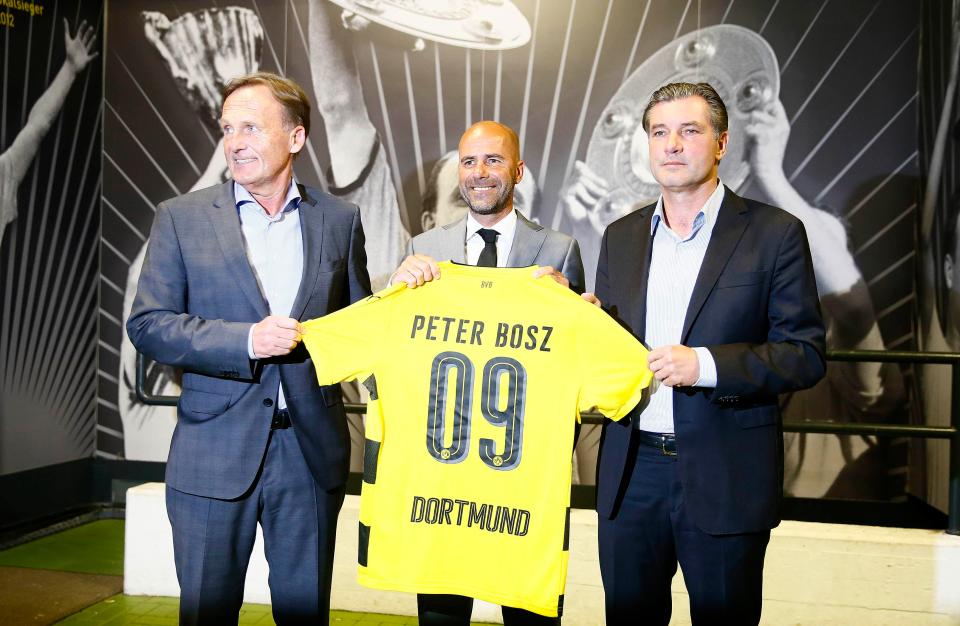 Peter Bosz has left his post as Ajax boss to take over at Borussia Dortmund