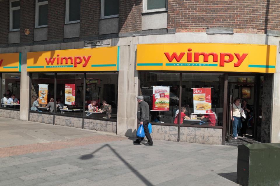  David Michaels had his first burger at Wimpy... and would have one everyday if he could