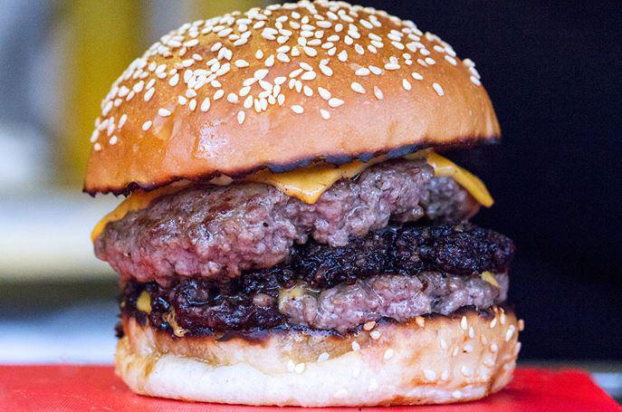  Meat feast: a Bleecker burger