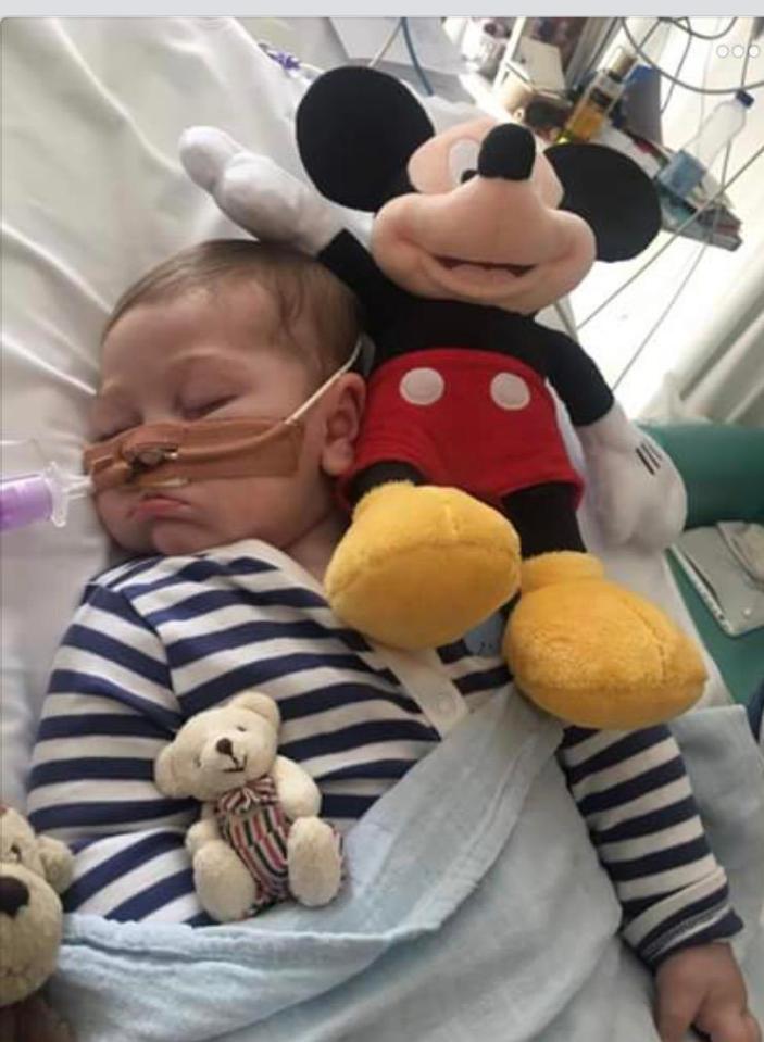  Charlie is currently being cared for at Great Ormond Street Hospital