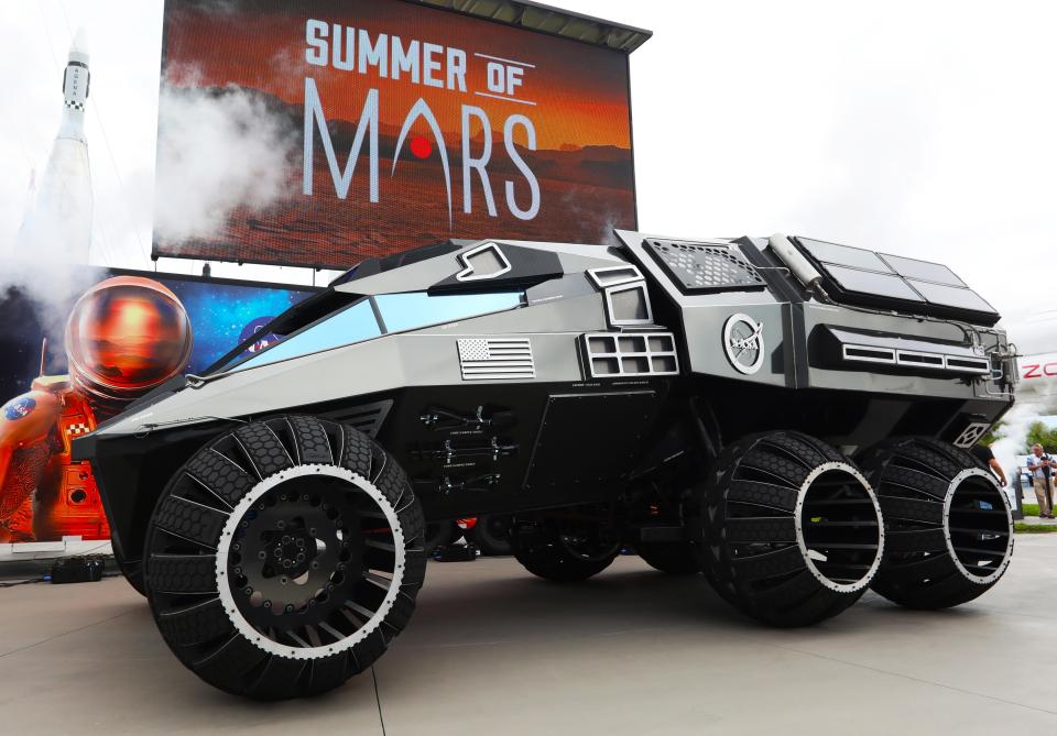  The Nasa Mars Rover concept vehicle has been in development since 2016