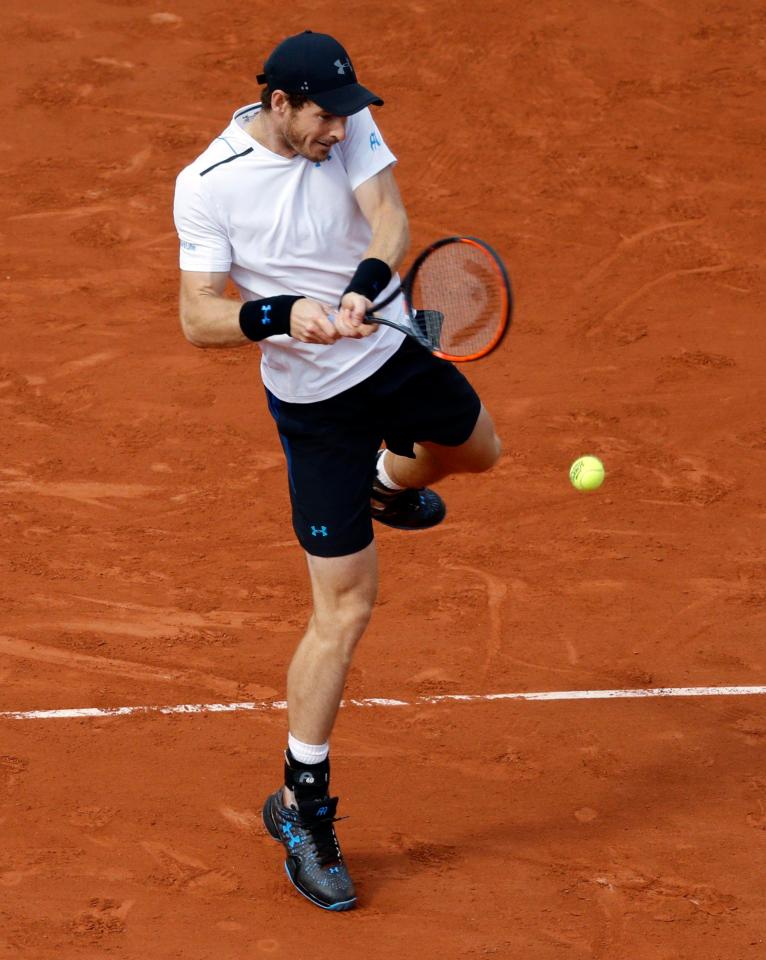  The Scottish player has never won the French open