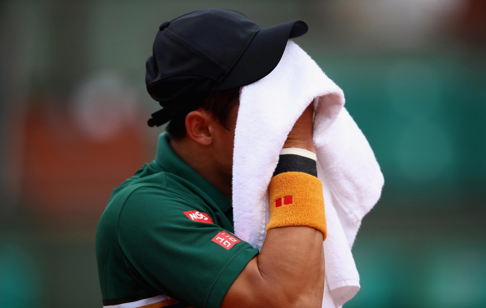 Japanese star Kei Nishikori won the opening set