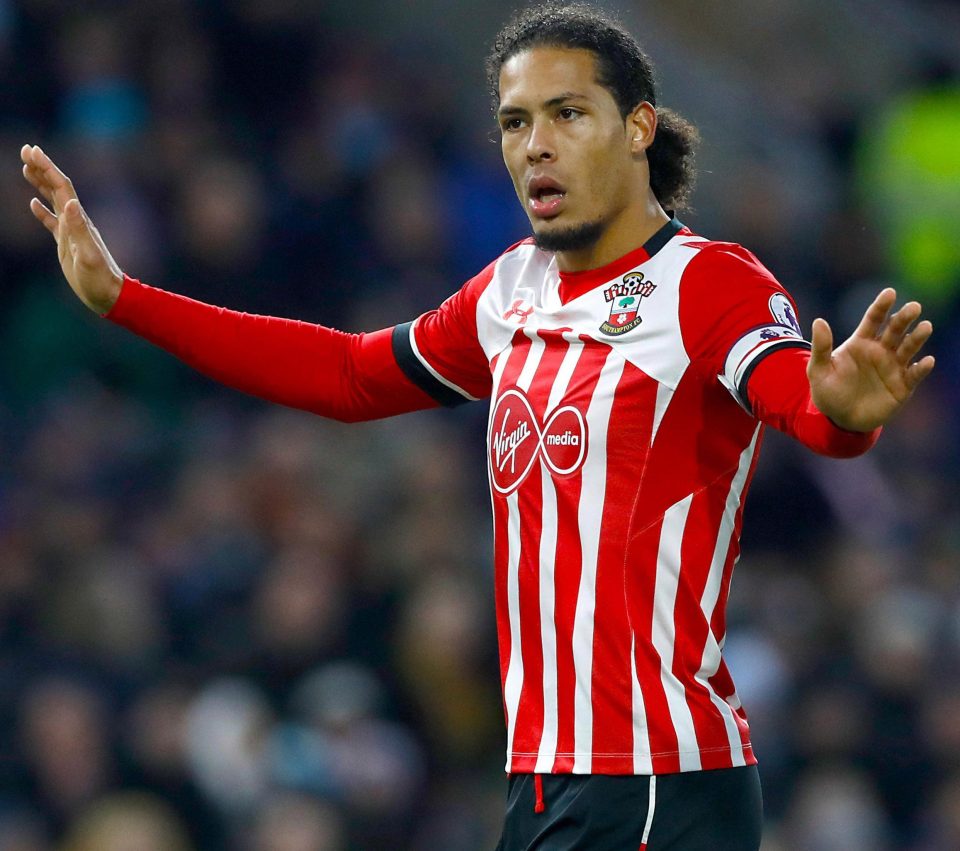  The Reds wanted to prise Virgil van Dijk away from the south coast