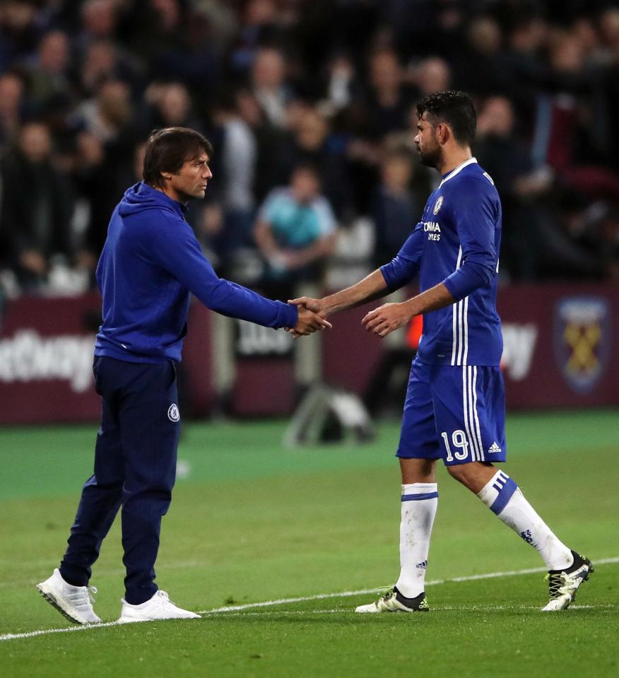  Antonio Conte sent a 27-word text to Diego Costa telling him his Chelsea career was over