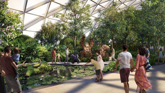  Enormous artificial stuffed animals will hide among the foliage