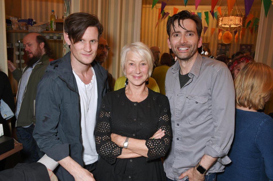  Matt and Helen were there to support David Tennant in his West End production of Don Juan