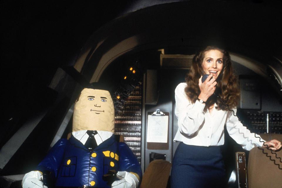  Pilotless planes could be no longer be a spoof as seen in this classic scene from comedy Airplane featuring Julie Hagerty